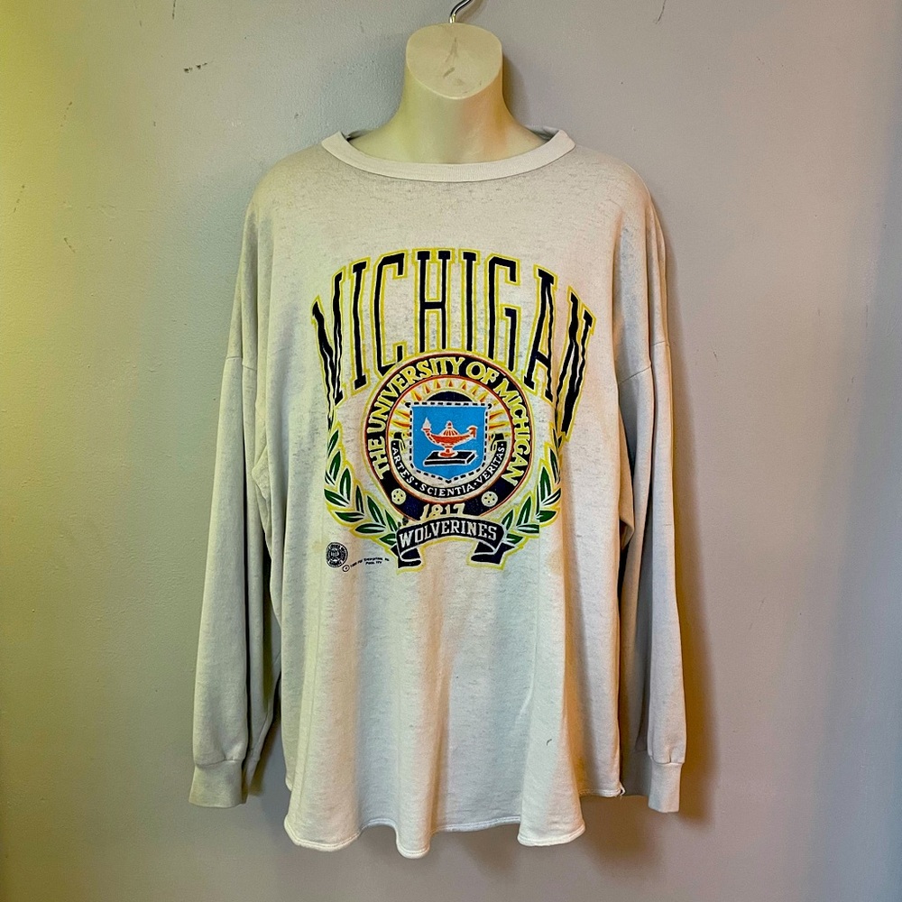1980s University of Michigan Sweater Alore OSFA